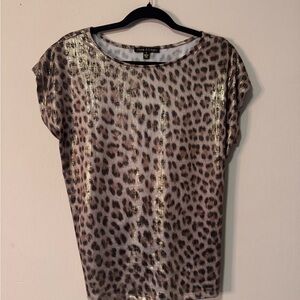 Chic Leopard Print Top